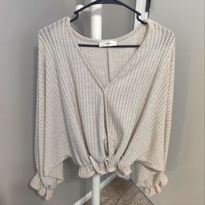 ENTRO- Cute dolman sleeve style flowy top